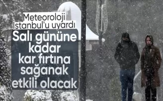 Meteoroloji İstanbul’u sarı kodla uyardı: Kar, fırtına, sağanak bekleniyor