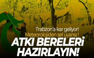 Meteoroloji uyardı! 4 ilde sel alarmı, yoğun kar yağışı