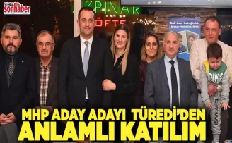 MHP ADAY ADAYI TÜREDİ’DEN ANLAMLI KATILIM 