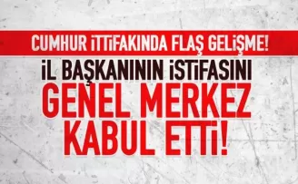 MHP Trabzon İl Başkanı Bekir Sıtkı Tarım'ın istifası kabul edildi!