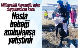 Milletvekili Ayvazoğlu’ndan duygulandıran kare!  