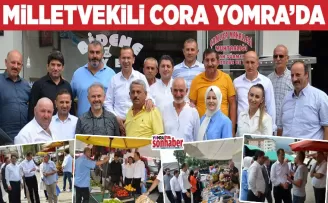 Milletvekili Cora Yomra’da