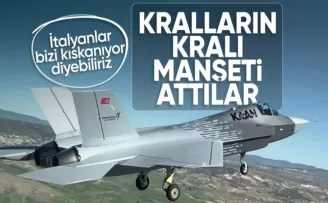 Milli muharip uçak KAAN, İtalyan basınında! “Kralların kralı“