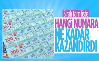 Milli Piyango yılbaşı özel çekilişinde kazandıran numaralar