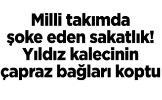 Milli takımda şoke eden sakatlık! Yıldız kalecinin çapraz bağları koptu