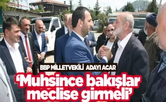 Muhsince bakışlar meclise girmeli