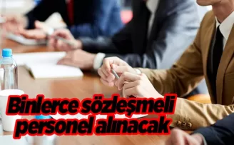 Müjdeyi Bakan Göktaş verdi! Binlerce sözleşmeli personel alınacak