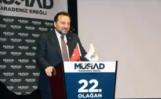 MÜSİAD Genel Başkanı Asmalı, Ereğli Şubesi Genel Kurulu'nda konuştu: