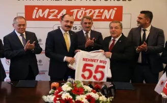 Mustafa Kemal Erkanat Spor Tesisleri 20 yıllığına Samsunspor’a tahsis edildi