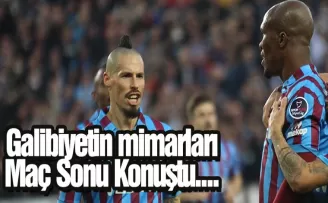 Nwakame ve Hamsik'ten maç sonu açıklamaları