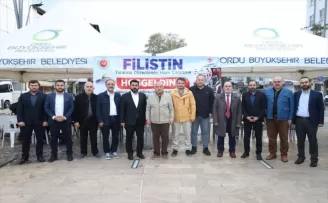 Ordu Büyükşehir Belediye Başkanı Güler, Filistin’e destek kermesine katıldı