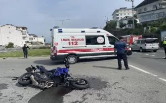 Ordu’da motosiklet ile otomobilin çarpışması sonucu 2 kişi yaralandı