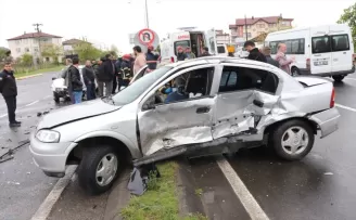 Ordu’da trafik kazasında 2 kişi yaralandı