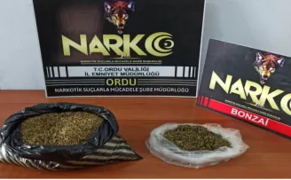 Ordu’da yolcu otobüsünde ele geçirilen uyuşturucuyla ilgili 1 kişi tutuklandı