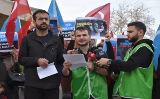 Ordu ve Trabzon'da sivil toplum kuruluşlarından Çin'e tepki