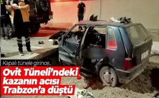 Ovit Tüneli'nde trafik kazası: 1 ölü