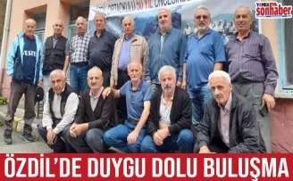 Özdil'de duygu dolu buluşma