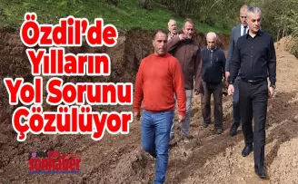 Özdil’de yılların  Yol Sorunu Çözülüyor