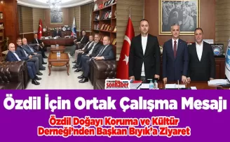 Özdil İçin Ortak Çalışma Mesajı
