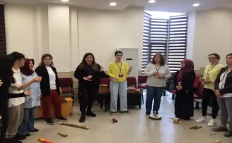 Özel çocukların anneleri OMÜ’de doğaçlama müzik yaptı