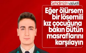 Pençe-Kilit bölgesinde 1 askerimiz şehit oldu