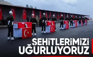 Pençe Kilit şehitlerine veda...
