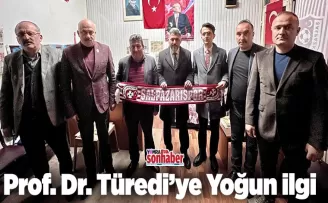 PROF. DR. TÜREDİ’YE İLGİ YOĞUN