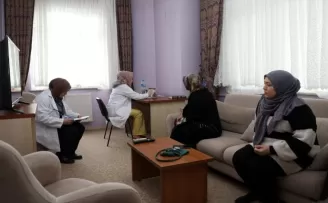 Rize’de 14 mobil ekip depremzedelere yerinde sağlık hizmeti sunuyor
