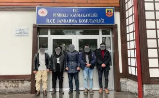 Rize'de 8 düzensiz göçmen yakalandı