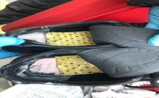 Rize'de kargo paketindeki ayakkabıdan uyuşturucu çıktı