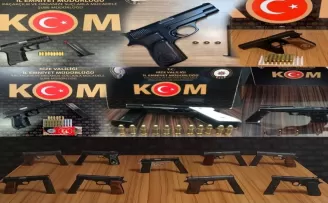 Rize’de silah kaçakçılığı operasyonunda 9 kişi yakalandı