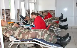Safranbolu'da 627 Mehmetçik kan ve kök hücre bağışı yaptı