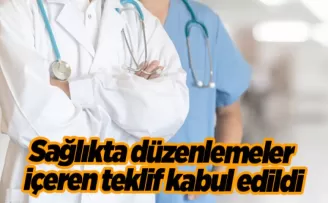 Sağlık alanında düzenlemeler içeren teklif TBMM’de kabul edildi