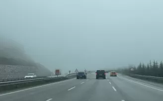 Samsun-Ankara kara yolunda sis etkili oluyor
