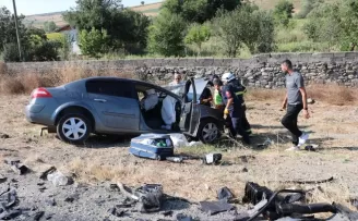 Samsun’da iki otomobil çarpıştı, 1 kişi öldü, 7 kişi yaralandı