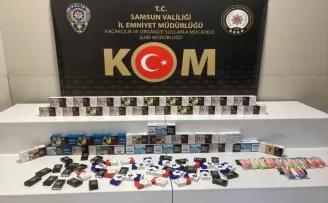 Samsun'da kaçakçılık operasyonlarında 2 zanlı yakalandı