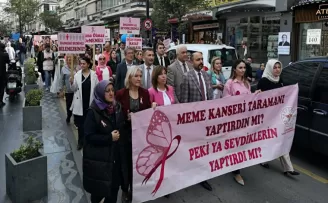 Samsun'da meme kanseri farkındalığı için 