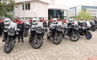 Samsun'da motosikletli polis timlerinin sayısı artırıldı