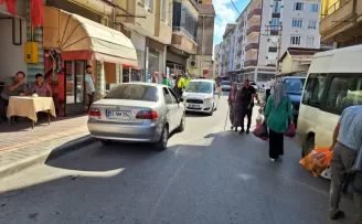 Samsun’da otomobilin çarptığı yaya yaralandı