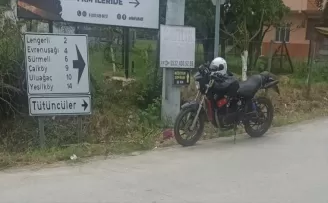 Samsun’da otomobille çarpışan motosiklet sürücüsü yaralandı