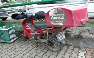 Samsun’da otomobille çarpışan motosikletin sürücüsü yaralandı