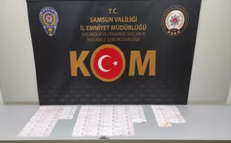 Samsun’da piyasaya sahte para sürmek isteyen 2 zanlı yakalandı