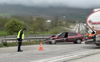Samsun’da savrulan aracın açılan kapısından düşen kadın öldü