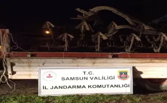 Samsun'da tarım aletleri çalan 2 zanlı yakalandı