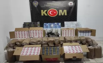 Samsun’da tütün ve sigara kaçakçılığı operasyonunda 33 zanlı yakalandı