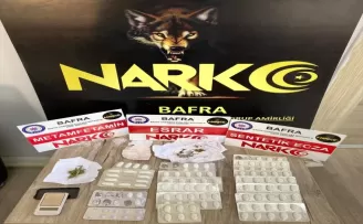 Samsun'da uyuşturucu operasyonunda 3 zanlı yakalandı