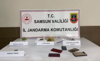 Samsun’da uyuşturucu operasyonunda yakalanan 4 şüpheliden biri tutuklandı