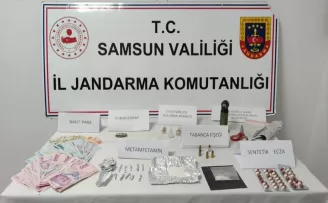 Samsun’da uyuşturucu ticareti yaptığı iddiasıyla 3 kişi yakalandı