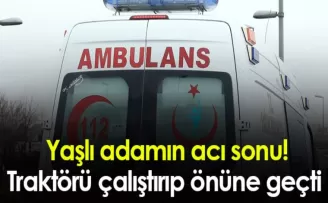 Samsun’da yaşlı adamın acı sonu!