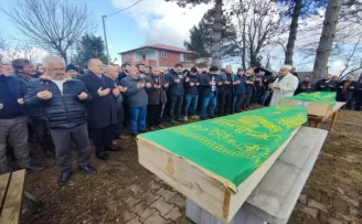 Samsun'daki kazada ölen baba ve oğlu Ordu'da defnedildi
